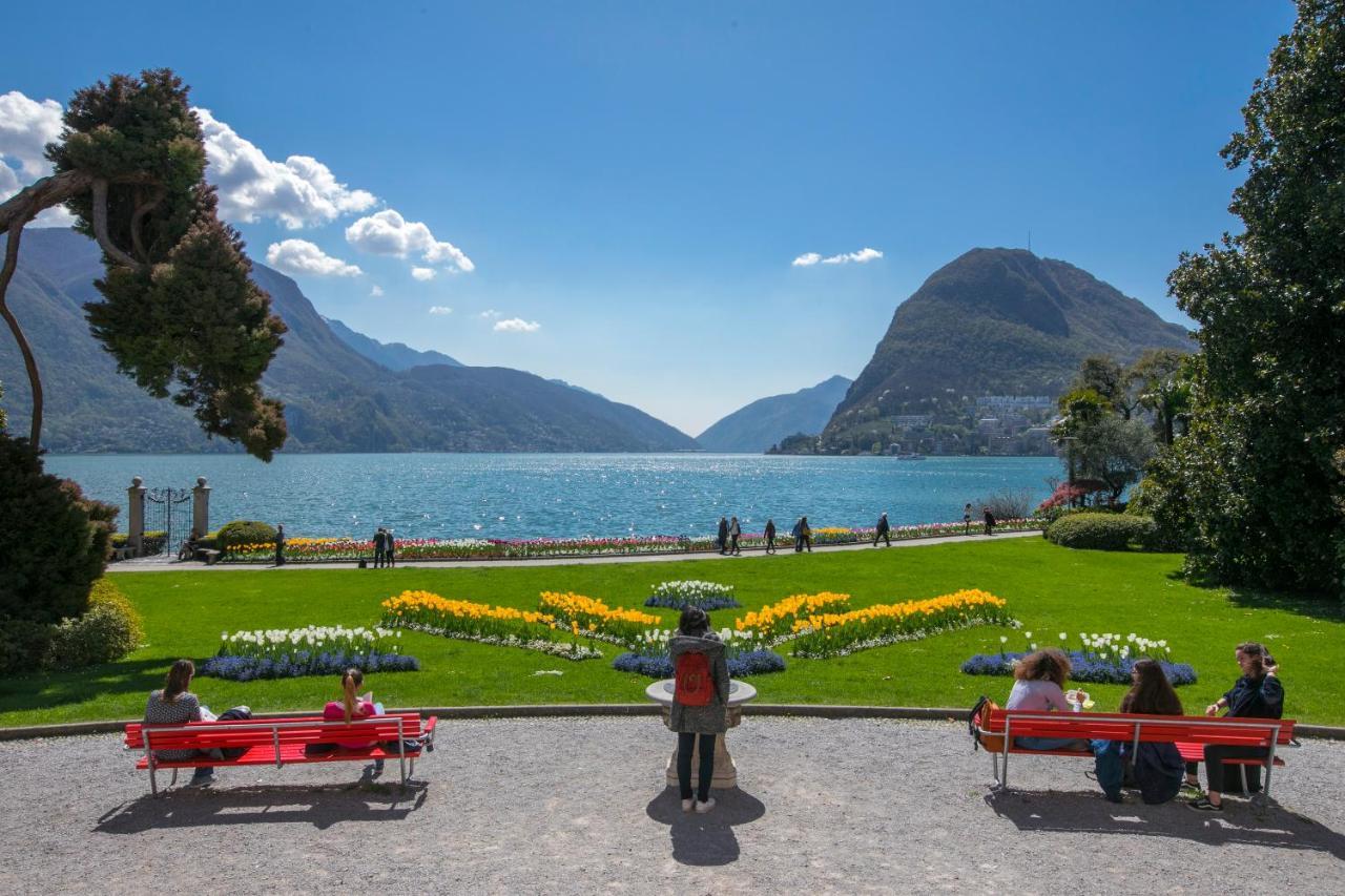 Residenza Parco Carona - Happy Rentals Lugano Dış mekan fotoğraf